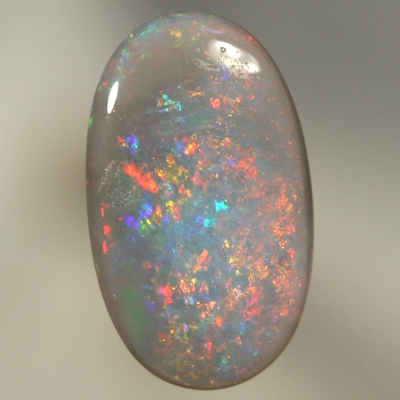 SOLID SEMI BLACK OPAL Pretty red sparkles